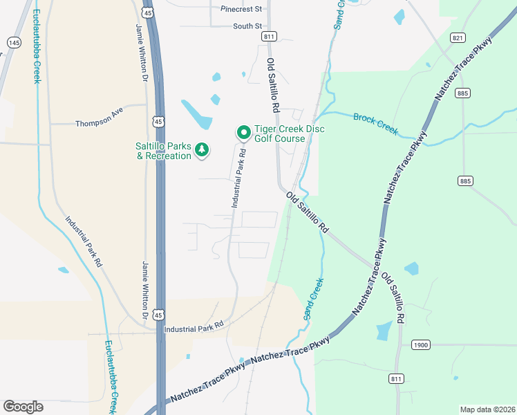 map of restaurants, bars, coffee shops, grocery stores, and more near 112 Maplewood Drive in Saltillo
