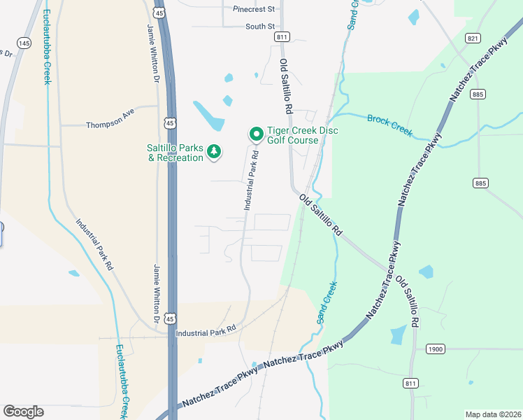 map of restaurants, bars, coffee shops, grocery stores, and more near 112 Maplewood Drive in Saltillo