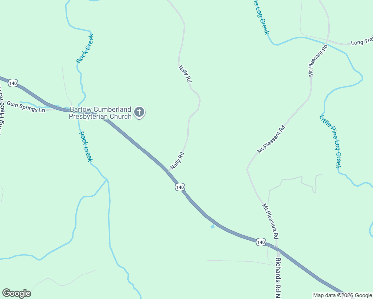 map of restaurants, bars, coffee shops, grocery stores, and more near 38 Nally Road in Rydal