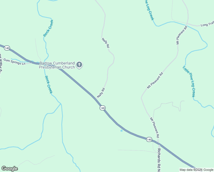 map of restaurants, bars, coffee shops, grocery stores, and more near 38 Nally Road in Rydal