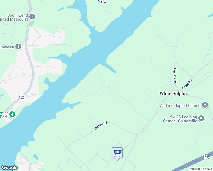 map of restaurants, bars, coffee shops, grocery stores, and more near 3128 Lotheridge Road in Gainesville