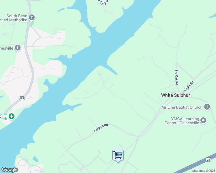map of restaurants, bars, coffee shops, grocery stores, and more near 3128 Lotheridge Road in Gainesville