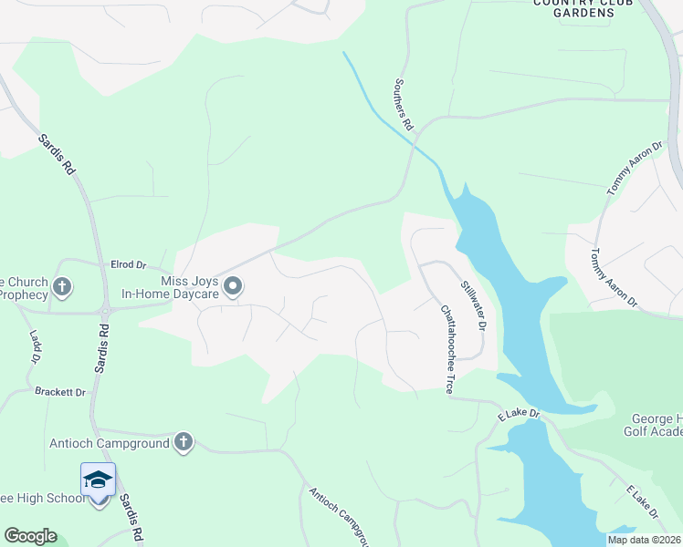 map of restaurants, bars, coffee shops, grocery stores, and more near 3856 Windsor Tr in Gainesville