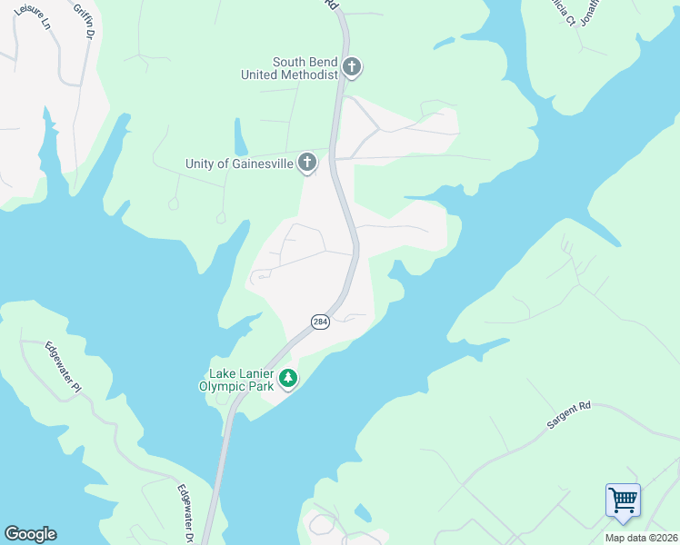 map of restaurants, bars, coffee shops, grocery stores, and more near 3235 Clarks Bridge Road in Gainesville
