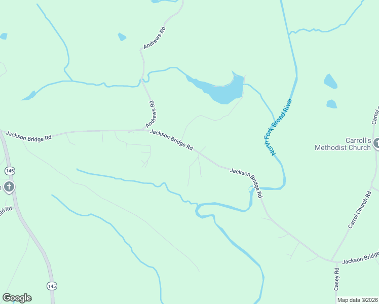map of restaurants, bars, coffee shops, grocery stores, and more near 2985 Jackson Bridge Road in Carnesville