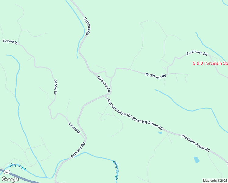 map of restaurants, bars, coffee shops, grocery stores, and more near Rockhouse Road in Cherokee County