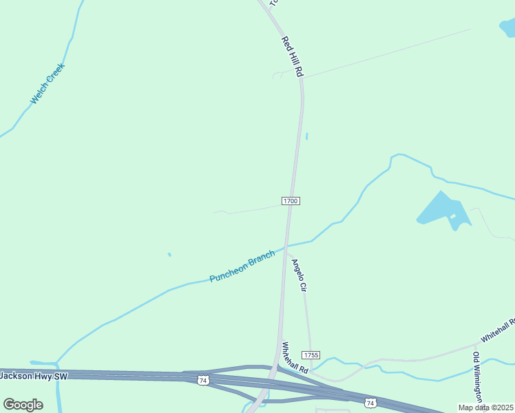 map of restaurants, bars, coffee shops, grocery stores, and more near 90 Dales Drive in Whiteville