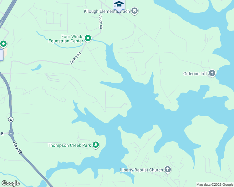 map of restaurants, bars, coffee shops, grocery stores, and more near 180 Sunset Drive in Dawsonville