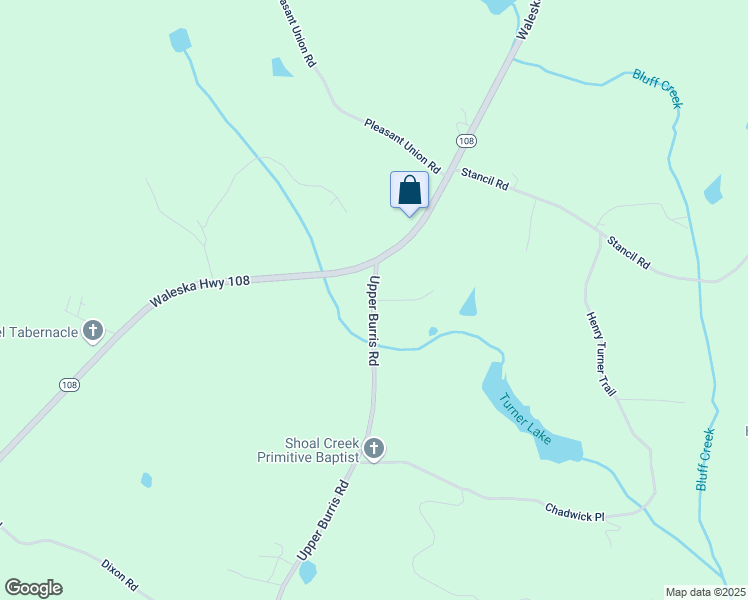 map of restaurants, bars, coffee shops, grocery stores, and more near 2200 Upper Burris Road in Canton
