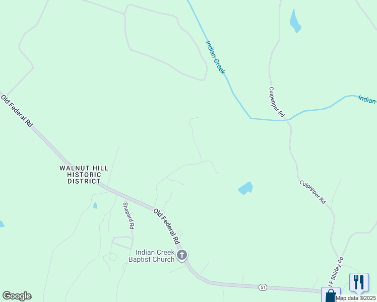 map of restaurants, bars, coffee shops, grocery stores, and more near 287 Betty Lane in Carnesville