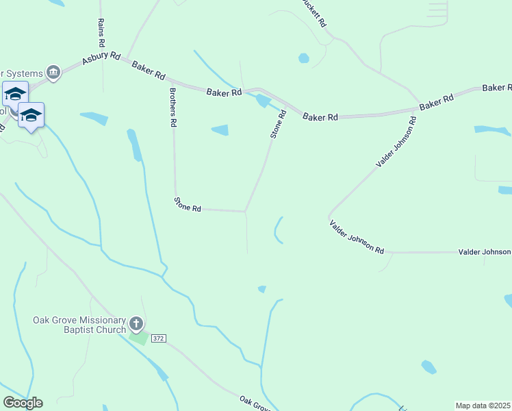 map of restaurants, bars, coffee shops, grocery stores, and more near 415 Stone Road in Albertville