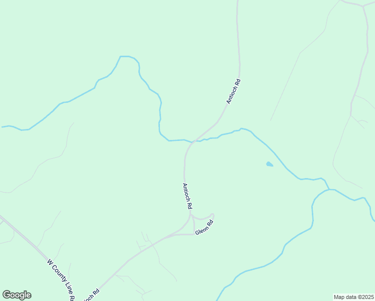 map of restaurants, bars, coffee shops, grocery stores, and more near Antioch Road in Lula