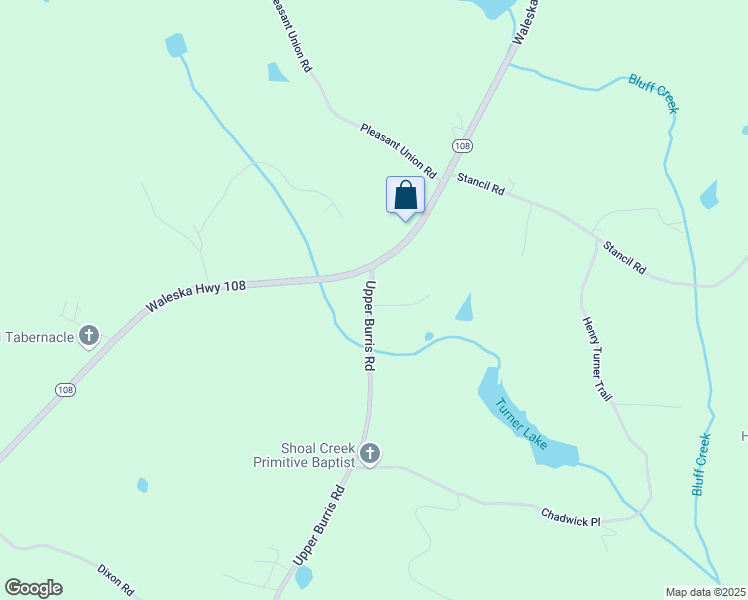 map of restaurants, bars, coffee shops, grocery stores, and more near 2200 Upper Burris Road in Canton