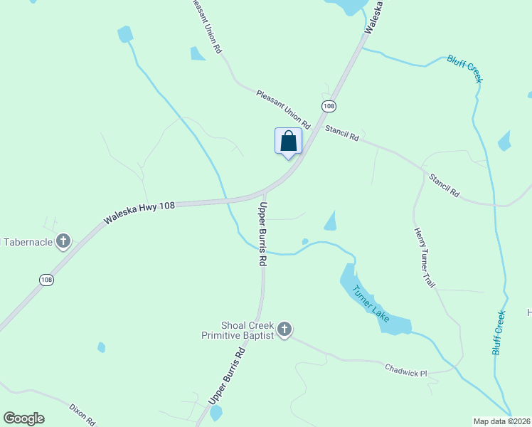 map of restaurants, bars, coffee shops, grocery stores, and more near 2196 Upper Burris Road in Canton