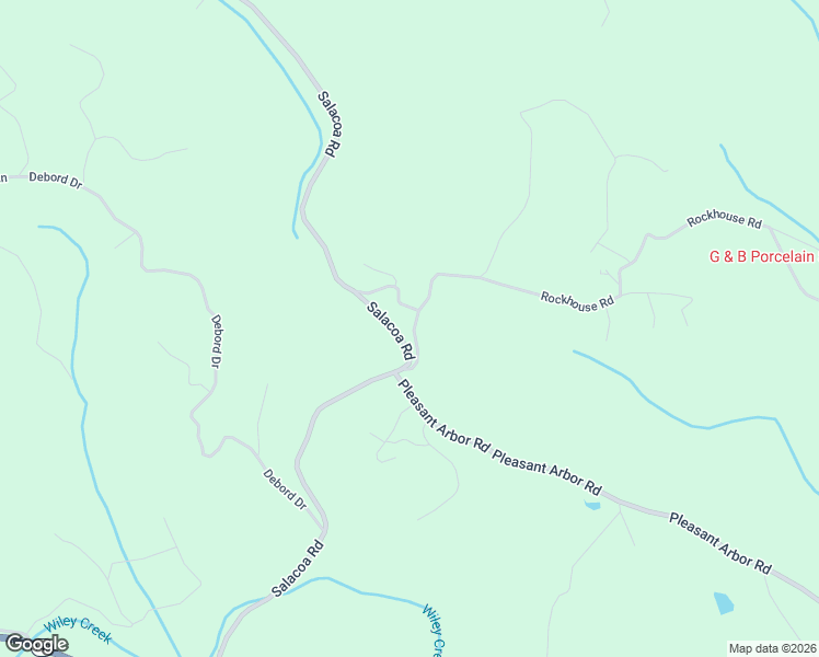 map of restaurants, bars, coffee shops, grocery stores, and more near 5 Rockhouse Road in Waleska