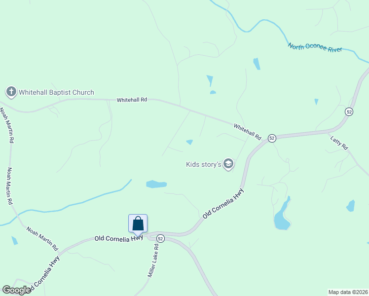 map of restaurants, bars, coffee shops, grocery stores, and more near 5147 Dawn Ridge in Lula