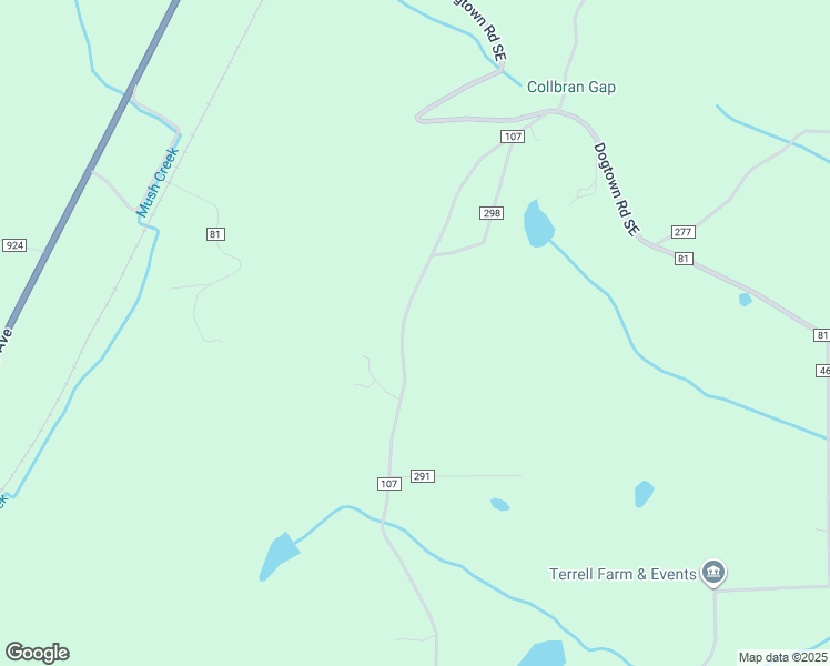 map of restaurants, bars, coffee shops, grocery stores, and more near 591 County Road 107 in Fort Payne