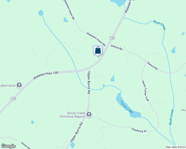 map of restaurants, bars, coffee shops, grocery stores, and more near 2196 Upper Burris Road in Canton
