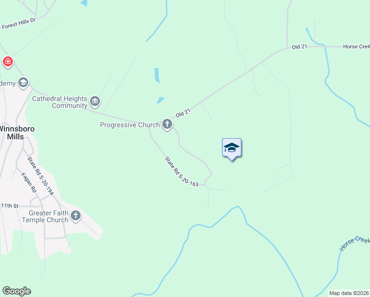 map of restaurants, bars, coffee shops, grocery stores, and more near 670 Flora Circle in Winnsboro