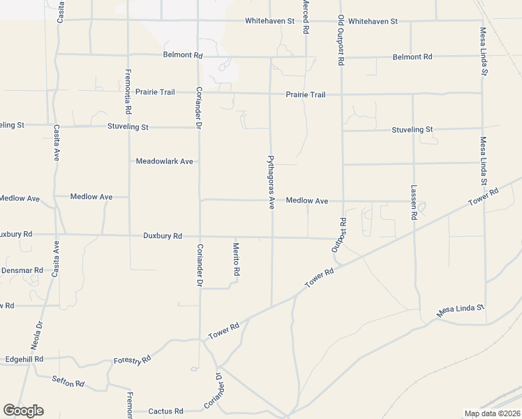 map of restaurants, bars, coffee shops, grocery stores, and more near 6086 Pythagoras Avenue in Oak Hills
