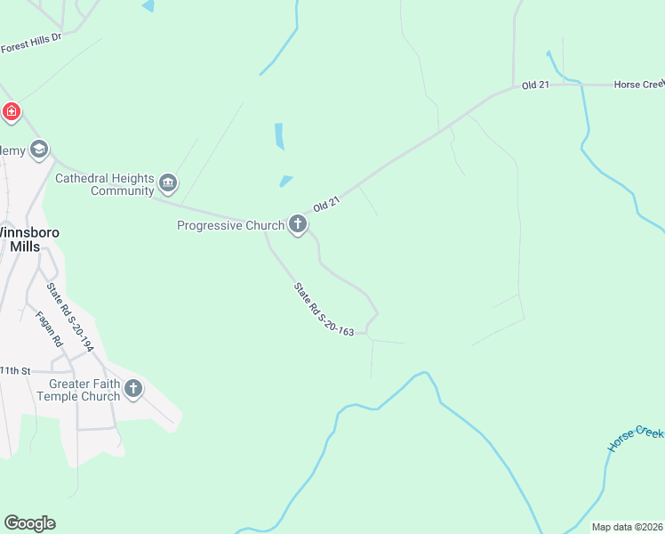 map of restaurants, bars, coffee shops, grocery stores, and more near 670 Flora Circle in Winnsboro