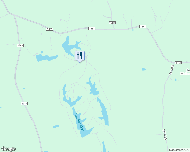 map of restaurants, bars, coffee shops, grocery stores, and more near 147 West Drive in Saltillo