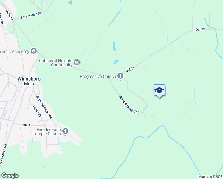 map of restaurants, bars, coffee shops, grocery stores, and more near 126 Flora Circle in Winnsboro