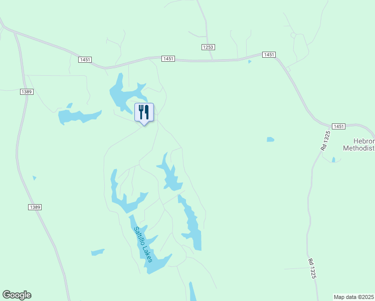 map of restaurants, bars, coffee shops, grocery stores, and more near 147-341 West Drive in Saltillo