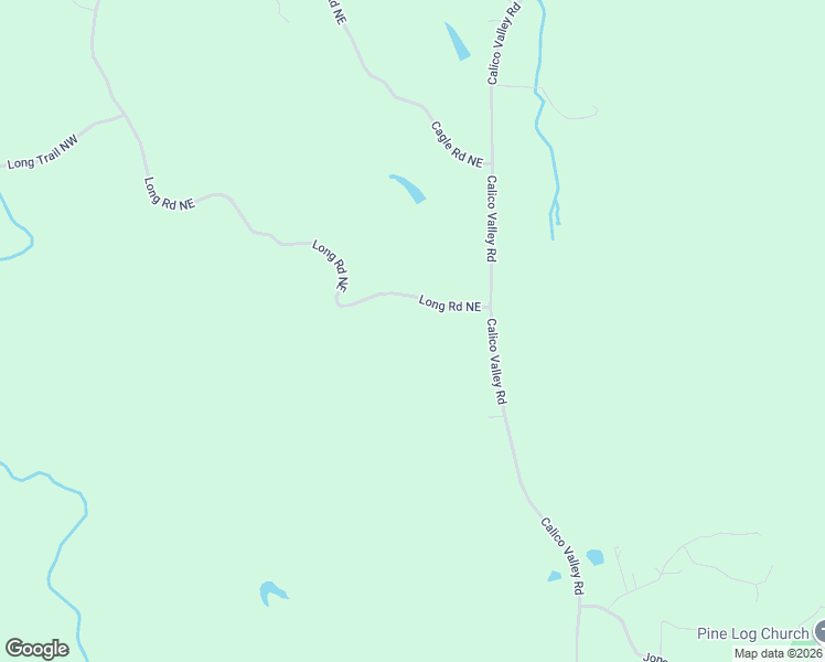 map of restaurants, bars, coffee shops, grocery stores, and more near 299 Calico Valley Road in Rydal