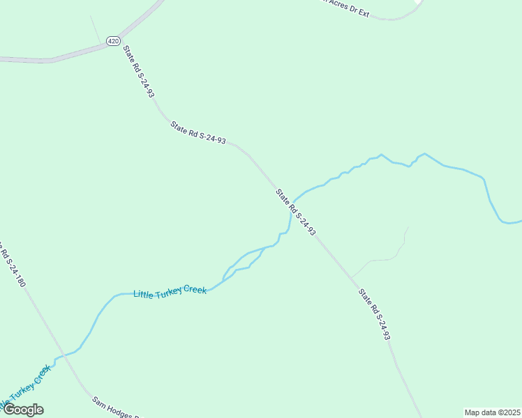 map of restaurants, bars, coffee shops, grocery stores, and more near 615 State Road S-24-93 in Donalds