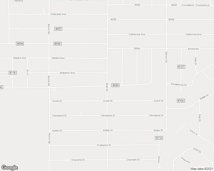 map of restaurants, bars, coffee shops, grocery stores, and more near Ruth Dr in Apache