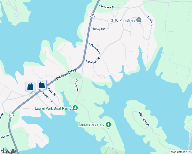 map of restaurants, bars, coffee shops, grocery stores, and more near 3140 Alene Drive in Gainesville
