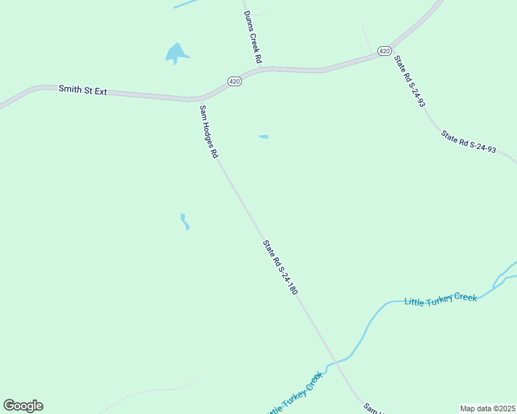map of restaurants, bars, coffee shops, grocery stores, and more near 2704 Sam Hodges Road in Donalds