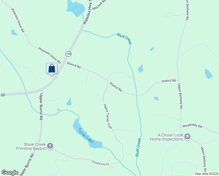 map of restaurants, bars, coffee shops, grocery stores, and more near 149 Henry Turner Trail in Ball Ground