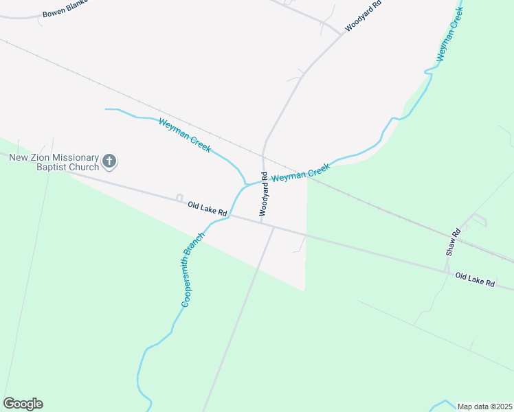 map of restaurants, bars, coffee shops, grocery stores, and more near 57 Woodyard Road in Riegelwood