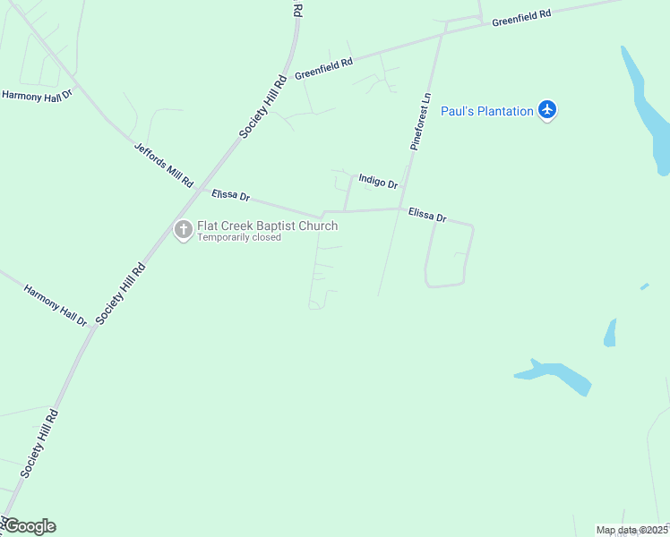 map of restaurants, bars, coffee shops, grocery stores, and more near 1205 Lizzy Lane in Darlington