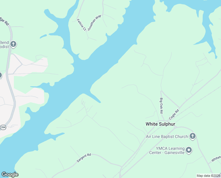 map of restaurants, bars, coffee shops, grocery stores, and more near 3365 Hall Drive in Gainesville