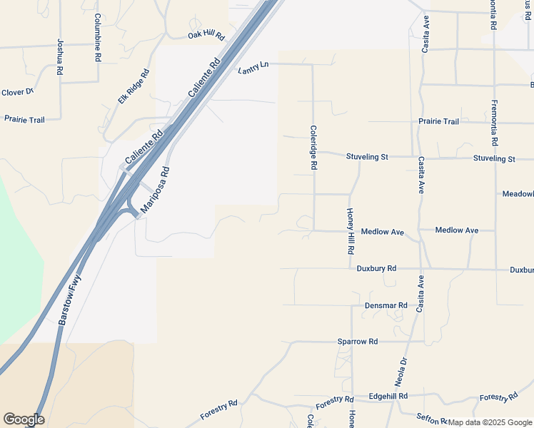 map of restaurants, bars, coffee shops, grocery stores, and more near Verbena Court in Oak Hills