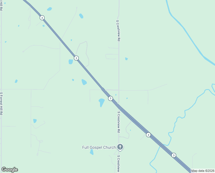 map of restaurants, bars, coffee shops, grocery stores, and more near 401 No Name Road in Atoka