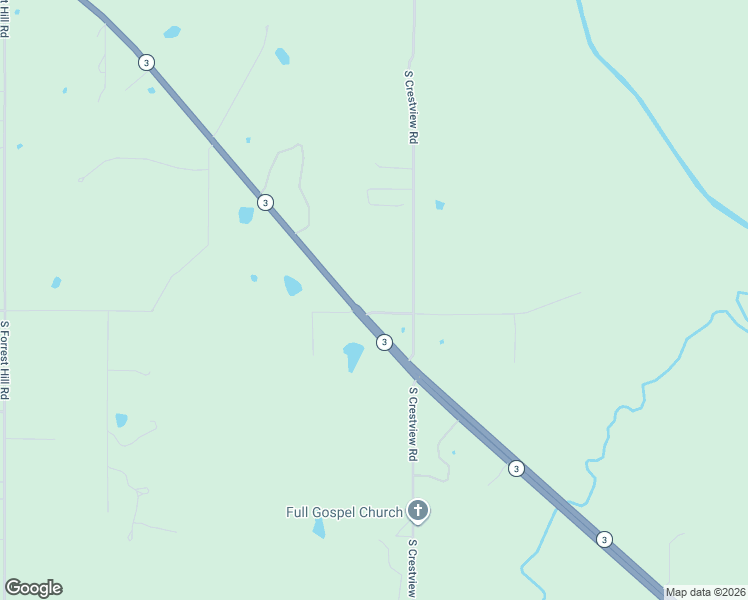 map of restaurants, bars, coffee shops, grocery stores, and more near 401-435 No Name Road in Atoka