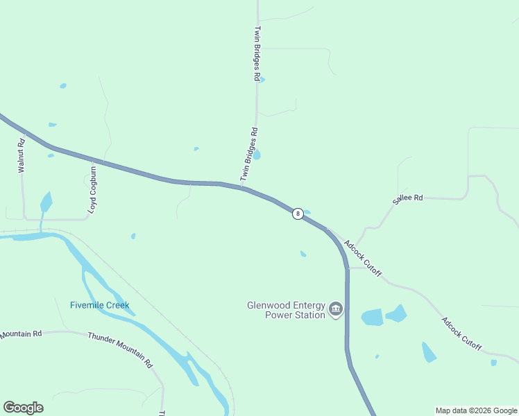 map of restaurants, bars, coffee shops, grocery stores, and more near 4603 Arkansas 8 in Glenwood