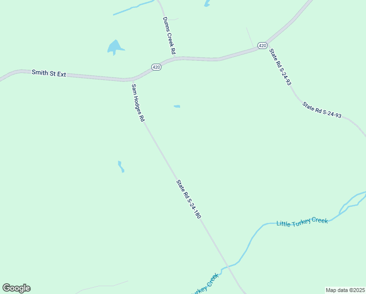 map of restaurants, bars, coffee shops, grocery stores, and more near 2704 Sam Hodges Road in Donalds