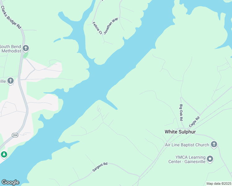 map of restaurants, bars, coffee shops, grocery stores, and more near 3365 Hall Drive in Gainesville