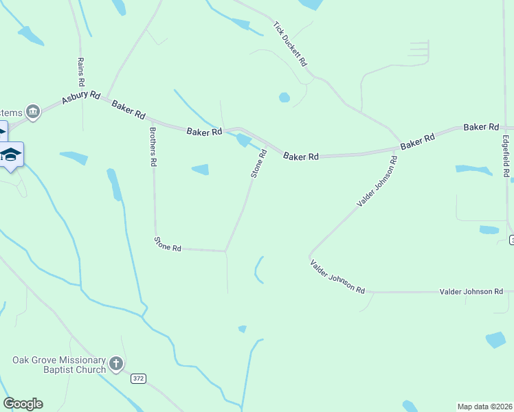 map of restaurants, bars, coffee shops, grocery stores, and more near 415-421 Stone Road in Albertville