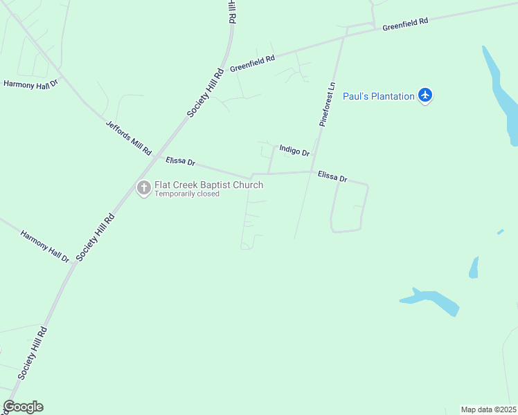 map of restaurants, bars, coffee shops, grocery stores, and more near 1205 Lizzy Lane in Darlington