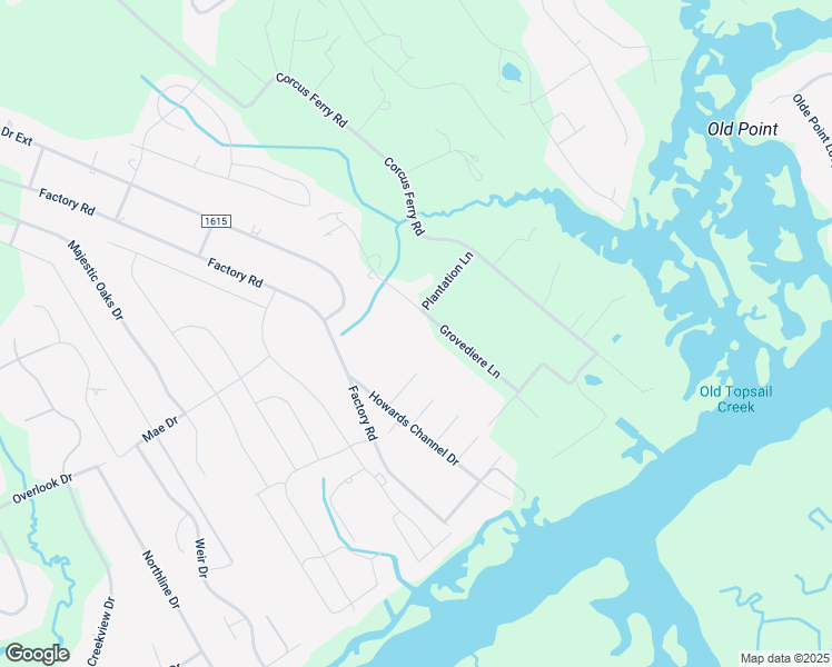 map of restaurants, bars, coffee shops, grocery stores, and more near 302 Grovediere Lane in Hampstead
