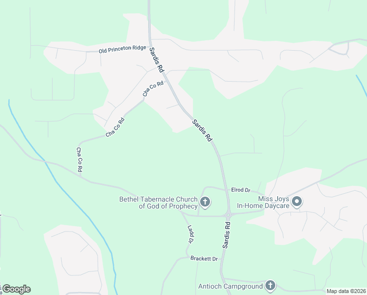map of restaurants, bars, coffee shops, grocery stores, and more near 4187 Sardis Road in Gainesville