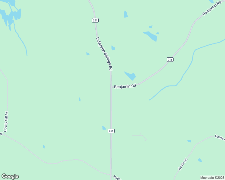 map of restaurants, bars, coffee shops, grocery stores, and more near 439 County Road 251 in Thaxton