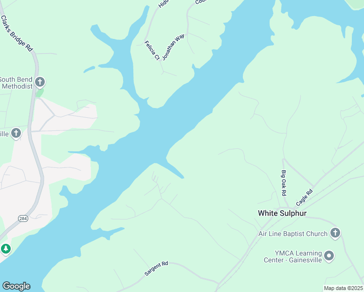 map of restaurants, bars, coffee shops, grocery stores, and more near 3365 Hall Drive in Gainesville