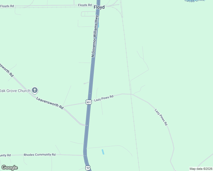 map of restaurants, bars, coffee shops, grocery stores, and more near 2129 Lazy Pines Road in Darlington